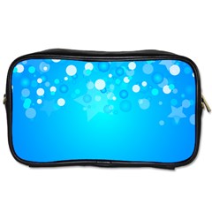 Blue Dot Star Toiletries Bags