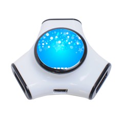 Blue Dot Star 3-port Usb Hub by Simbadda