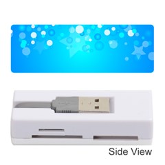 Blue Dot Star Memory Card Reader (stick) 