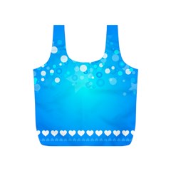 Blue Dot Star Full Print Recycle Bags (s) 