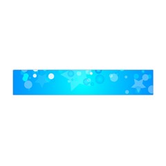 Blue Dot Star Flano Scarf (mini)