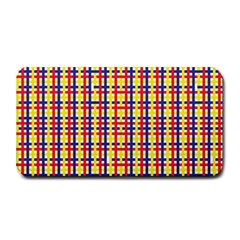 Yellow Blue Red Lines Color Pattern Medium Bar Mats