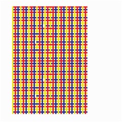 Yellow Blue Red Lines Color Pattern Large Garden Flag (two Sides)