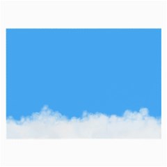 Blue Sky Clouds Day Large Glasses Cloth