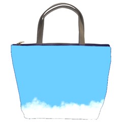 Blue Sky Clouds Day Bucket Bags