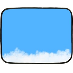 Blue Sky Clouds Day Fleece Blanket (mini)