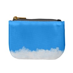 Blue Sky Clouds Day Mini Coin Purses