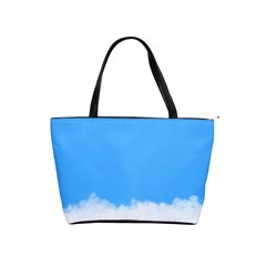 Blue Sky Clouds Day Shoulder Handbags