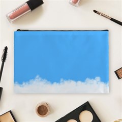 Blue Sky Clouds Day Cosmetic Bag (Large) 