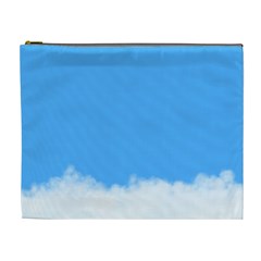 Blue Sky Clouds Day Cosmetic Bag (XL)