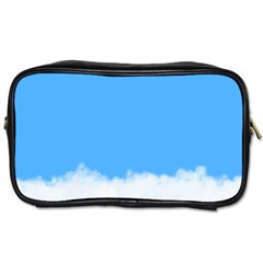 Blue Sky Clouds Day Toiletries Bags