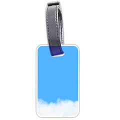 Blue Sky Clouds Day Luggage Tags (one Side)  by Simbadda