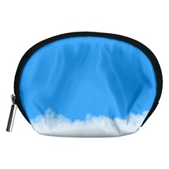 Blue Sky Clouds Day Accessory Pouches (medium)  by Simbadda