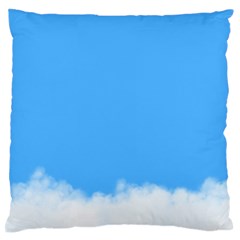 Blue Sky Clouds Day Standard Flano Cushion Case (one Side)