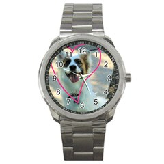 I Love You Sport Metal Watch