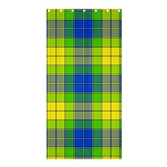 Spring Plaid Yellow Shower Curtain 36  X 72  (stall)  by Simbadda