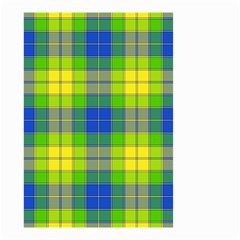 Spring Plaid Yellow Small Garden Flag (two Sides)