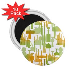 Angerine Blenko Glass 2 25  Magnets (10 Pack) 