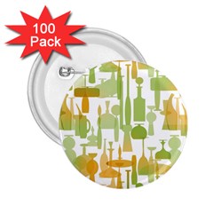 Angerine Blenko Glass 2 25  Buttons (100 Pack) 