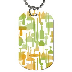 Angerine Blenko Glass Dog Tag (one Side) by Simbadda