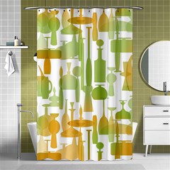 Angerine Blenko Glass Shower Curtain 48  X 72  (small) 