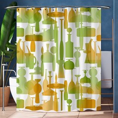 Angerine Blenko Glass Shower Curtain 60  X 72  (medium) 