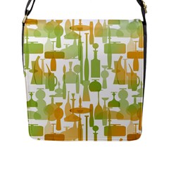 Angerine Blenko Glass Flap Messenger Bag (l) 