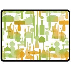 Angerine Blenko Glass Double Sided Fleece Blanket (large) 