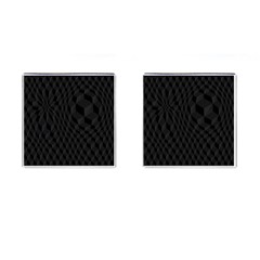 Pattern Dark Texture Background Cufflinks (square)