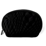 Pattern Dark Texture Background Accessory Pouches (Large)  Back