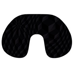 Pattern Dark Texture Background Travel Neck Pillows