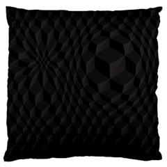 Pattern Dark Texture Background Large Flano Cushion Case (one Side)