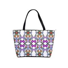 Floral Ornament Baby Girl Design Shoulder Handbags by Simbadda