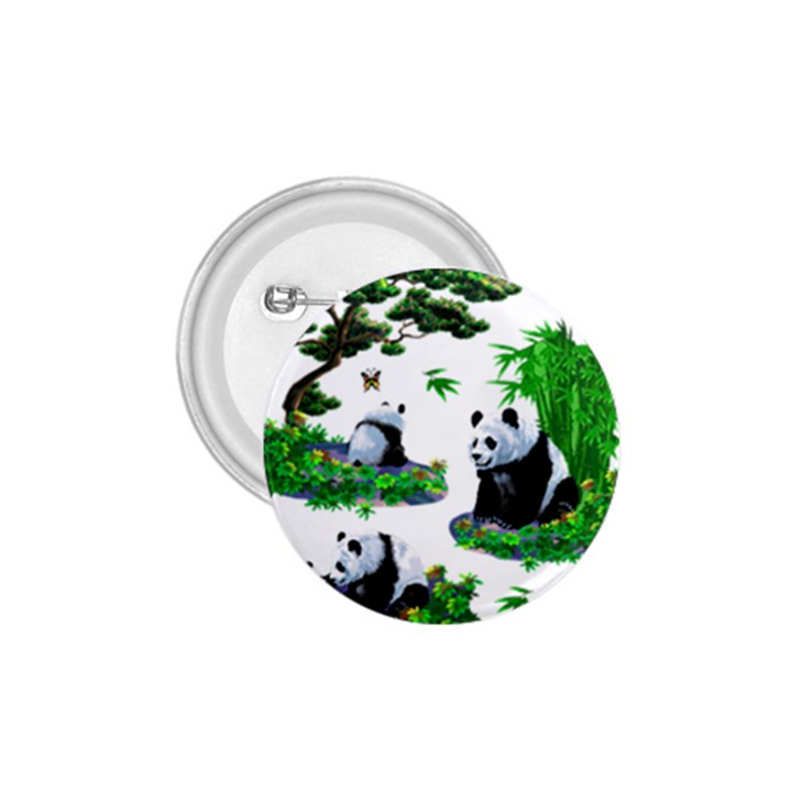 Cute Panda Cartoon 1.75  Buttons