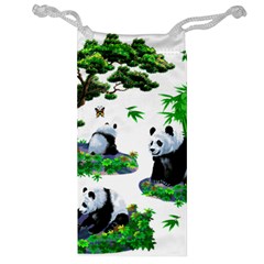 Cute Panda Cartoon Jewelry Bag by Simbadda