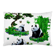 Cute Panda Cartoon Pillow Case by Simbadda