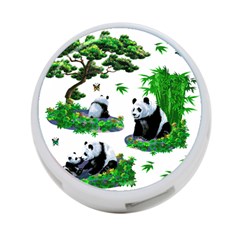 Cute Panda Cartoon 4-port Usb Hub (one Side) by Simbadda