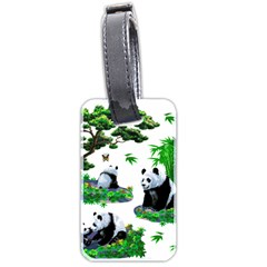 Cute Panda Cartoon Luggage Tags (two Sides)