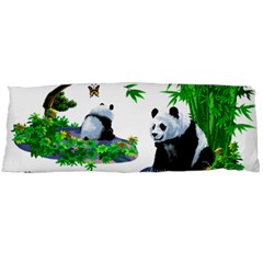 Cute Panda Cartoon Body Pillow Case (dakimakura) by Simbadda