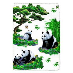 Cute Panda Cartoon Flap Covers (l)  by Simbadda