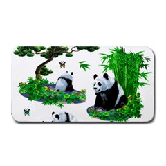 Cute Panda Cartoon Medium Bar Mats by Simbadda