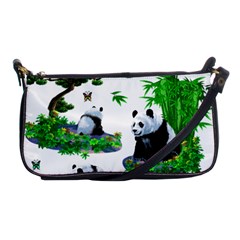 Cute Panda Cartoon Shoulder Clutch Bags by Simbadda