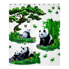 Cute Panda Cartoon Shower Curtain 60  X 72  (medium) 