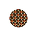 Kaleidoscope Image Background Golf Ball Marker (10 pack) Front