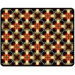 Kaleidoscope Image Background Double Sided Fleece Blanket (Medium)  58.8 x47.4  Blanket Front