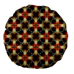 Kaleidoscope Image Background Large 18  Premium Flano Round Cushions by Simbadda