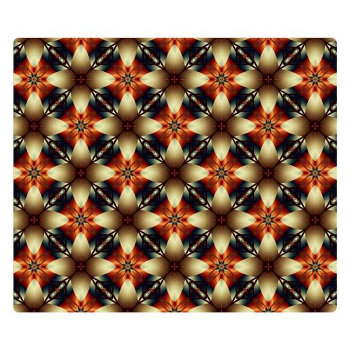 Kaleidoscope Image Background Double Sided Flano Blanket (Small) 