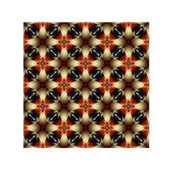 Kaleidoscope Image Background Small Satin Scarf (square)