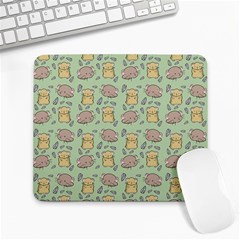 Cute Hamster Pattern Large Mousepads