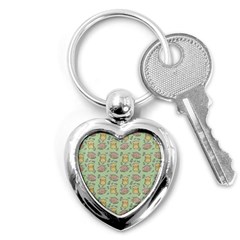 Cute Hamster Pattern Key Chains (Heart) 